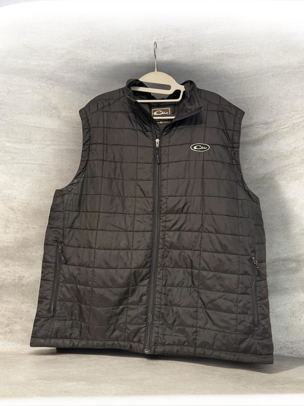 Drake Waterfowl Synthetic Down Pac Vest, Black, XL